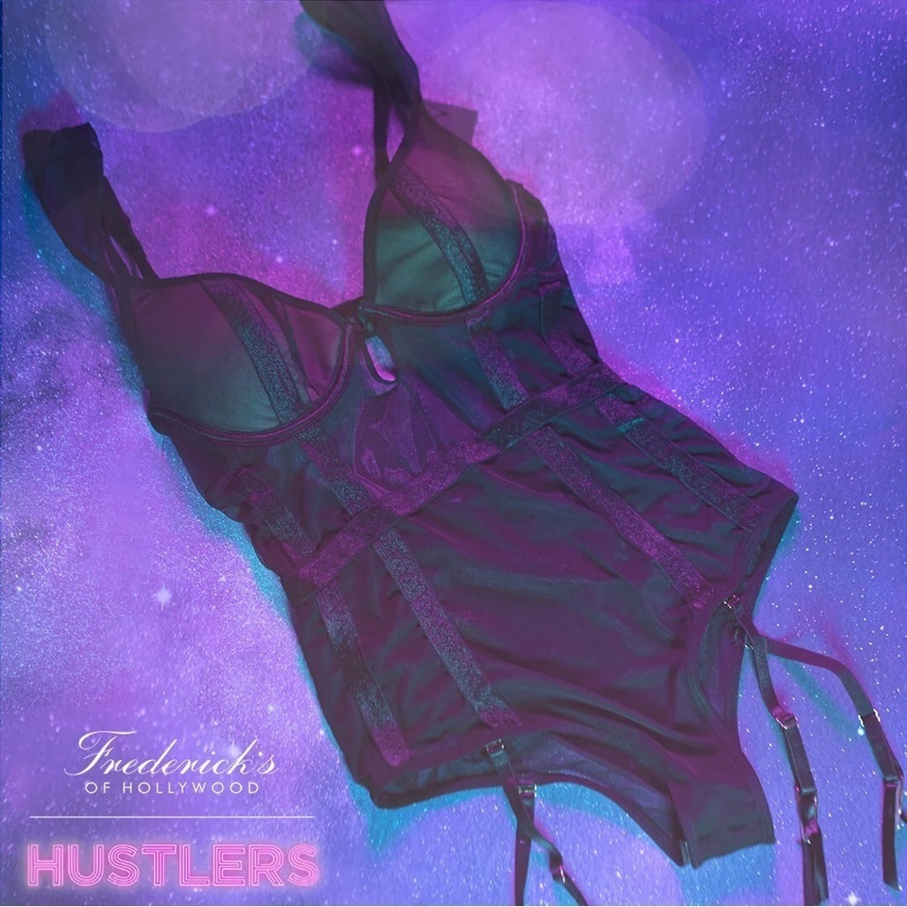 NWOT Frederick’s of Hollywood x Hustlers Capsule Collection Mesh Teddy